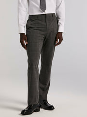 Slim Fit Windowpane Suit Pant -  Perry Ellis US