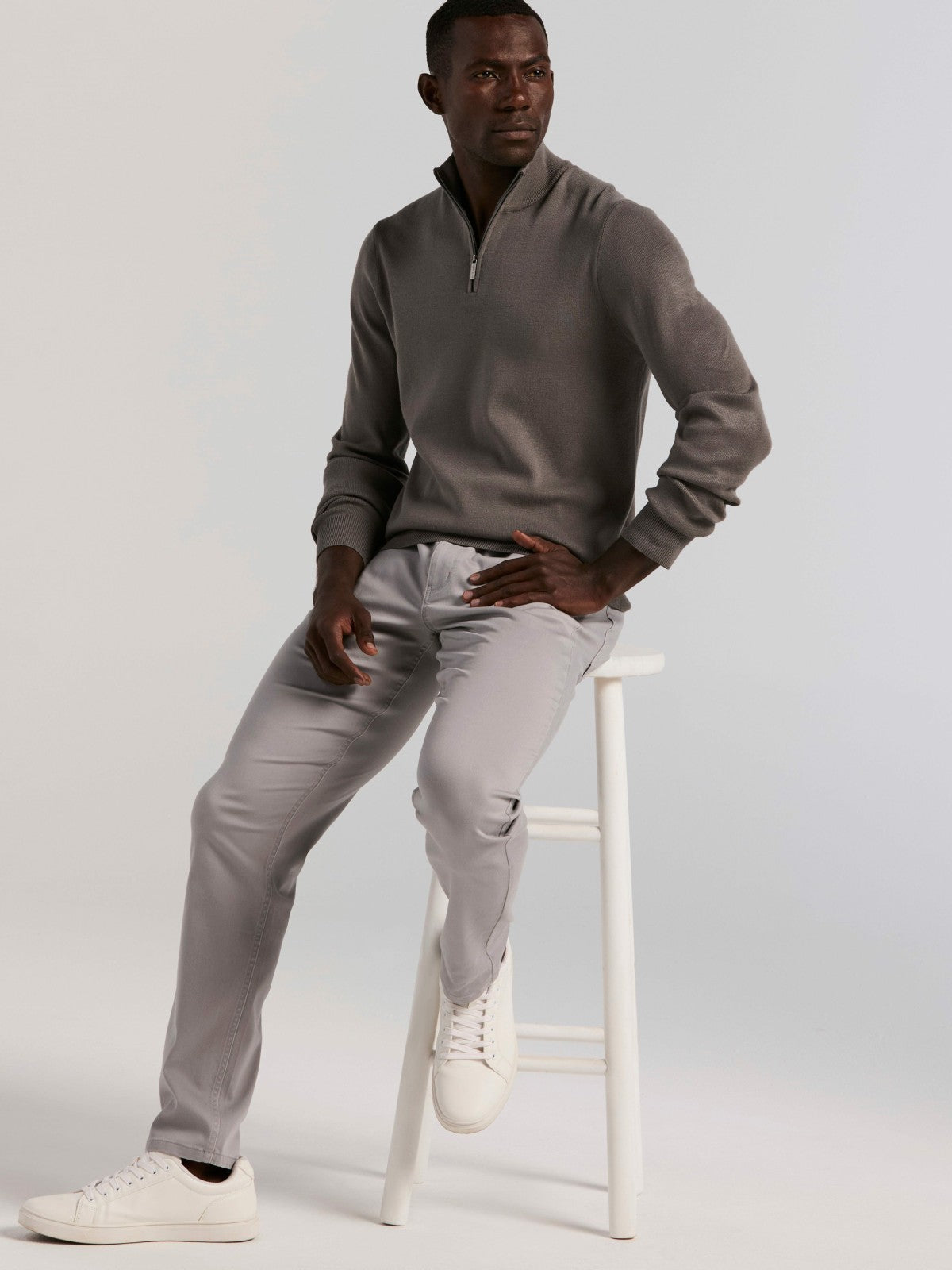 Slim Fit TENCEL™ 5 Pocket Pant -  Perry Ellis sale