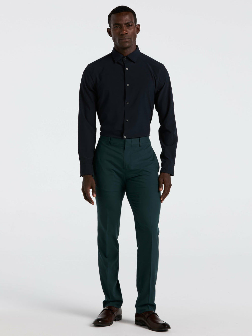 Slim Fit Tech Portfolio Dress Pant -  Perry Ellis for sale