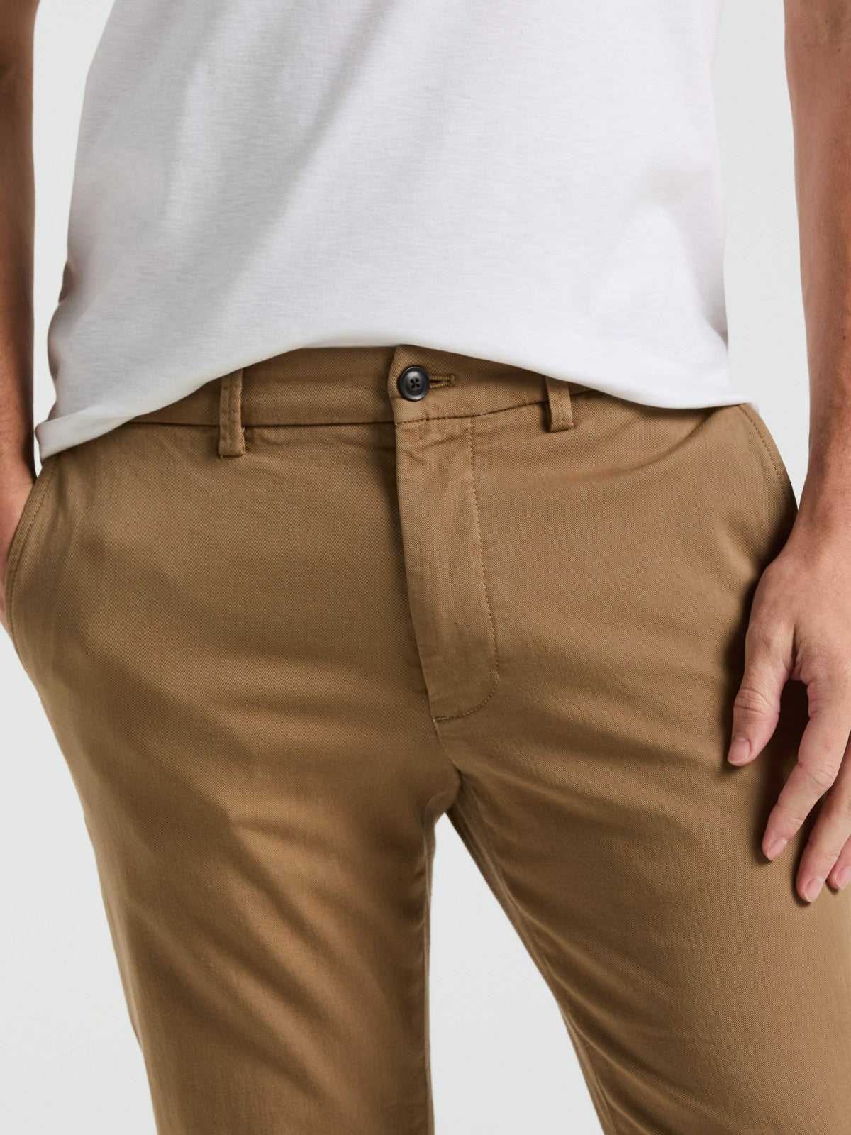 Slim Fit Dyed Solid Twill Chino Pant -  Perry Ellis online
