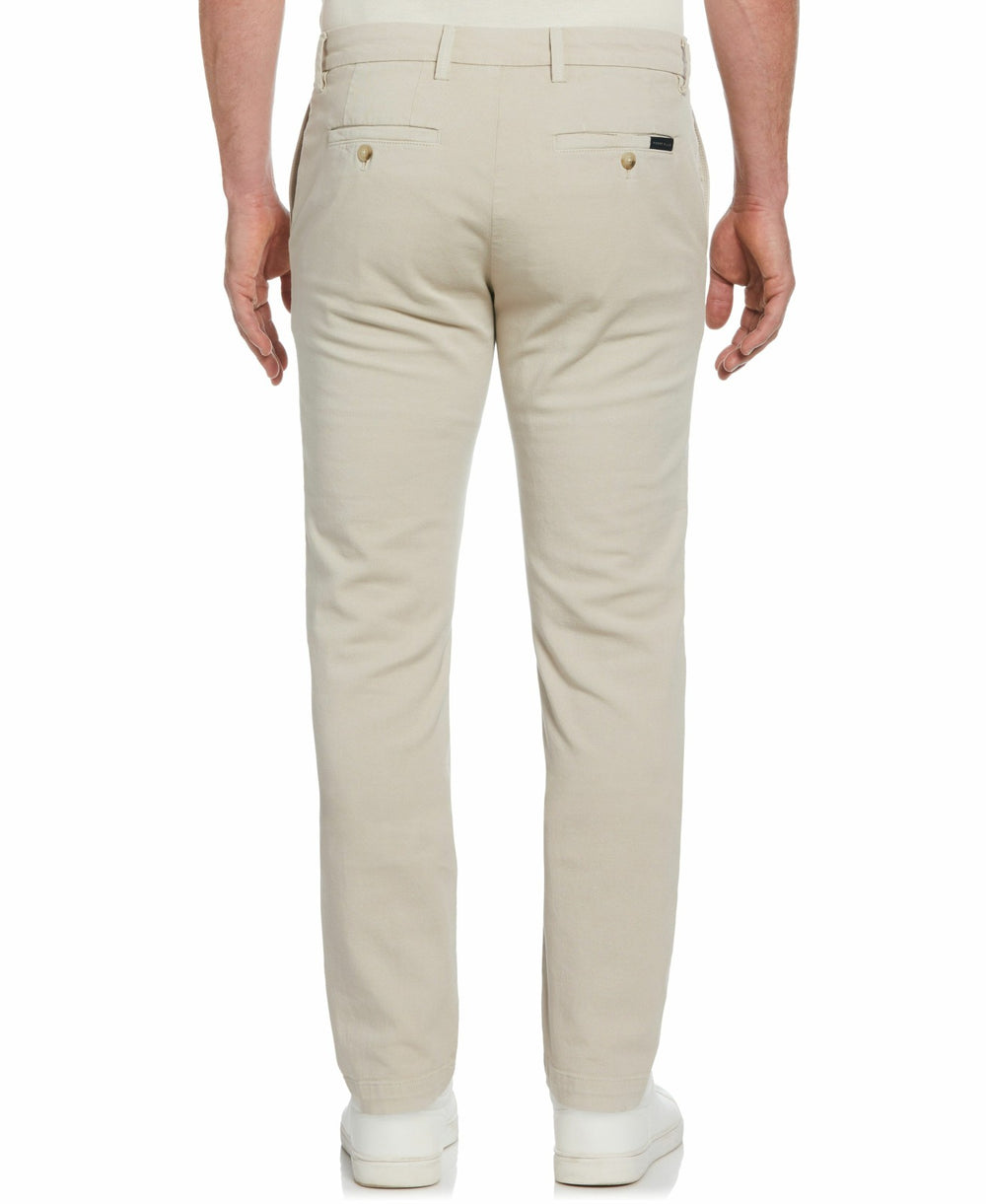 Slim Fit Dyed Solid Twill Chino Pant -  Perry Ellis online