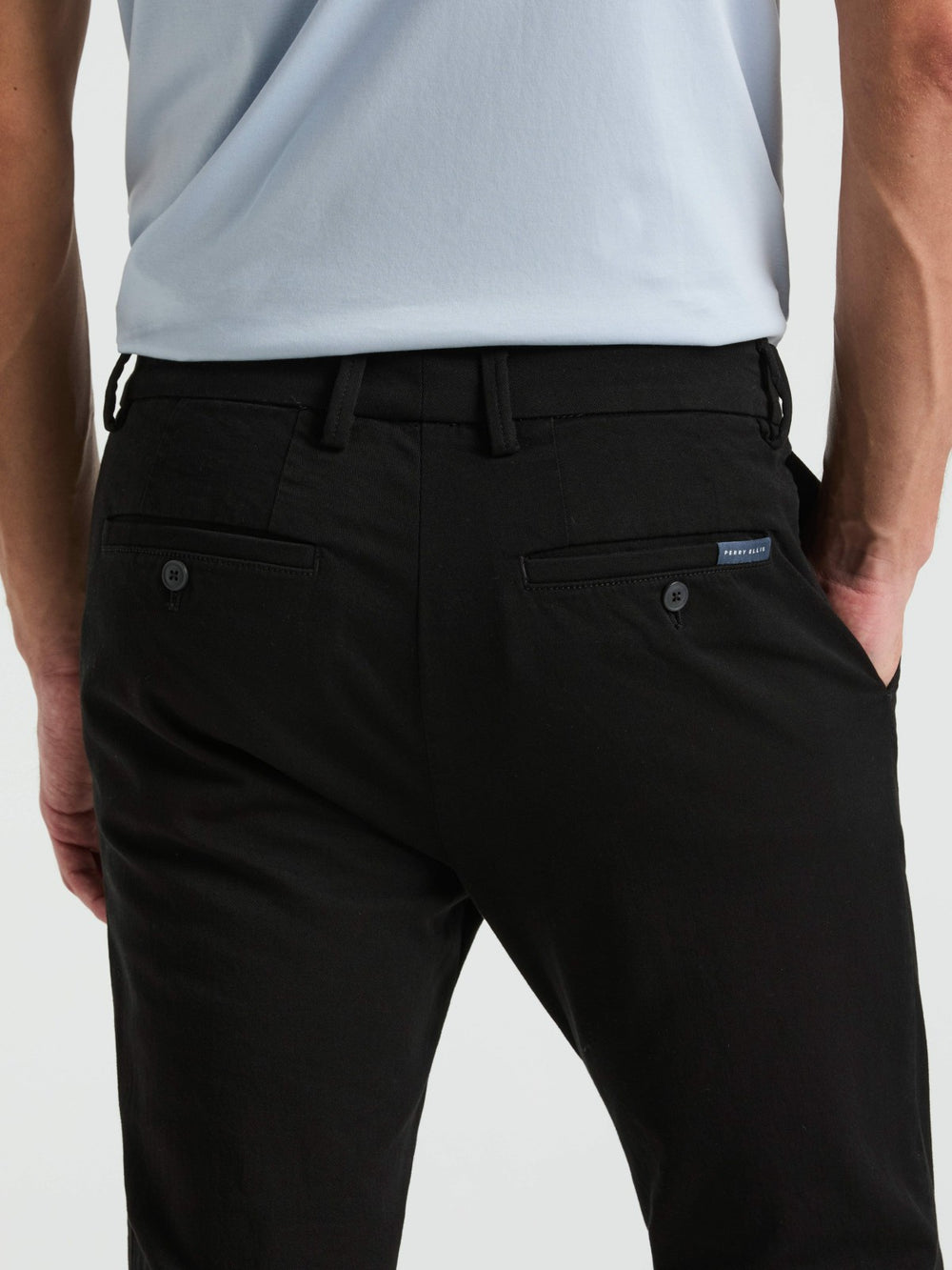 Slim Fit Dyed Solid Twill Chino Pant -  Perry Ellis online