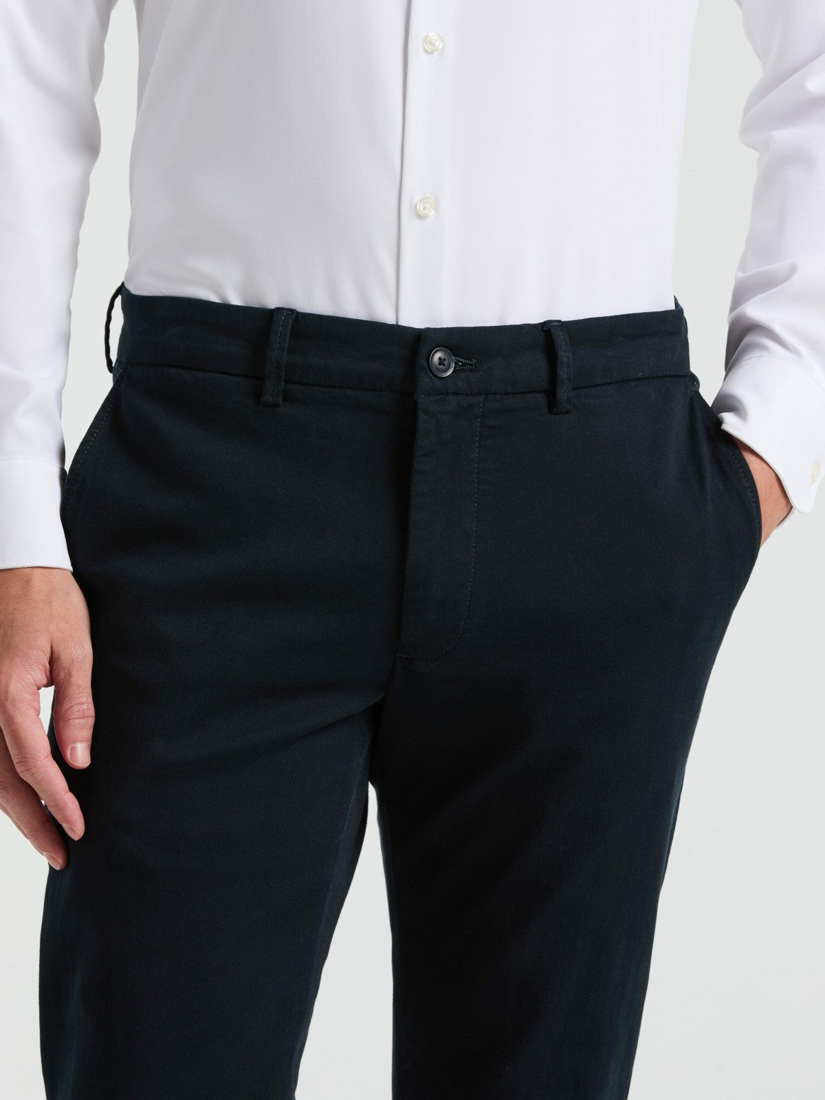 Slim Fit Dyed Solid Twill Chino Pant -  Perry Ellis online