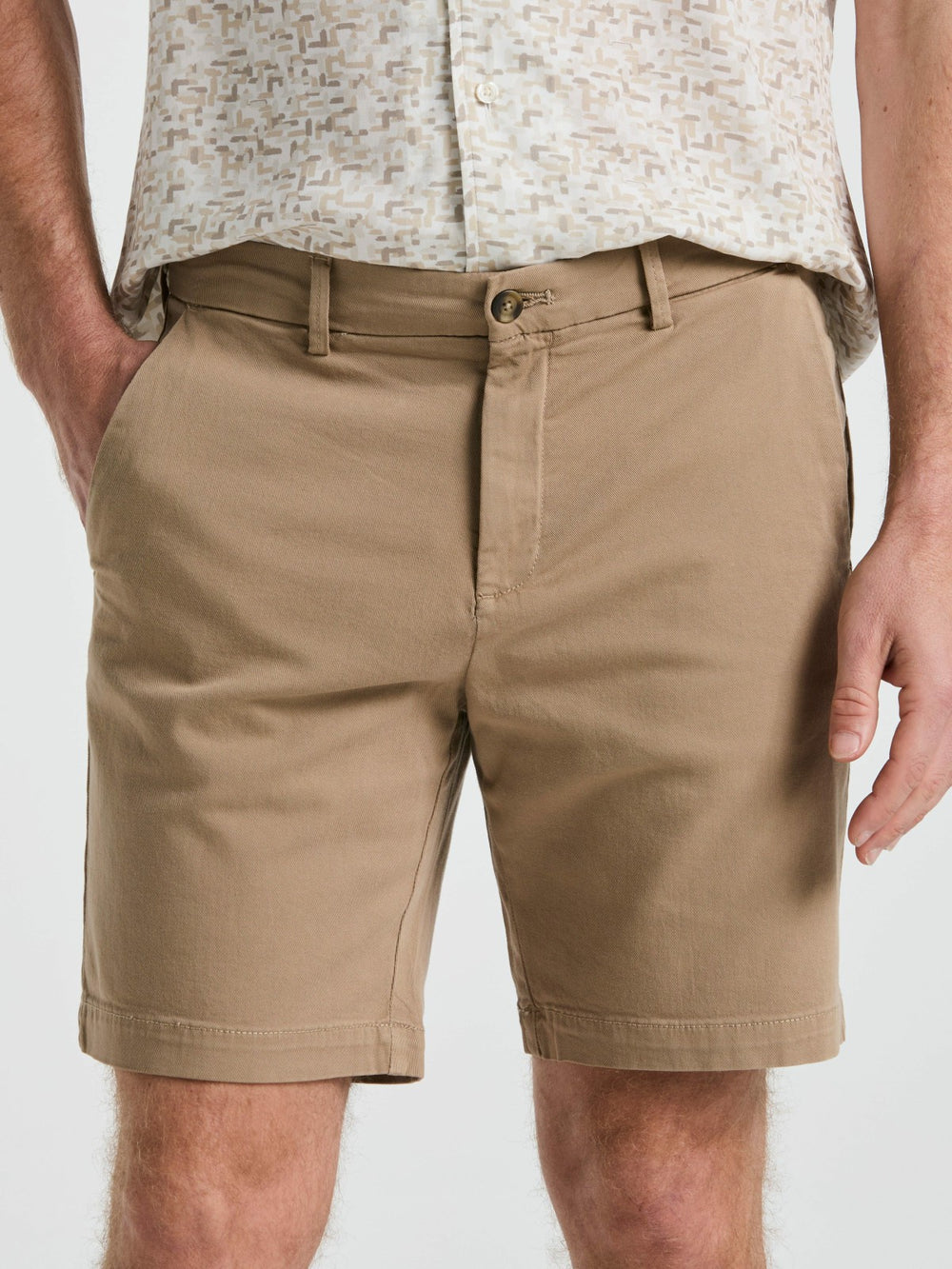 8" Flat Front Garment Dyed Short -  Perry Ellis sale