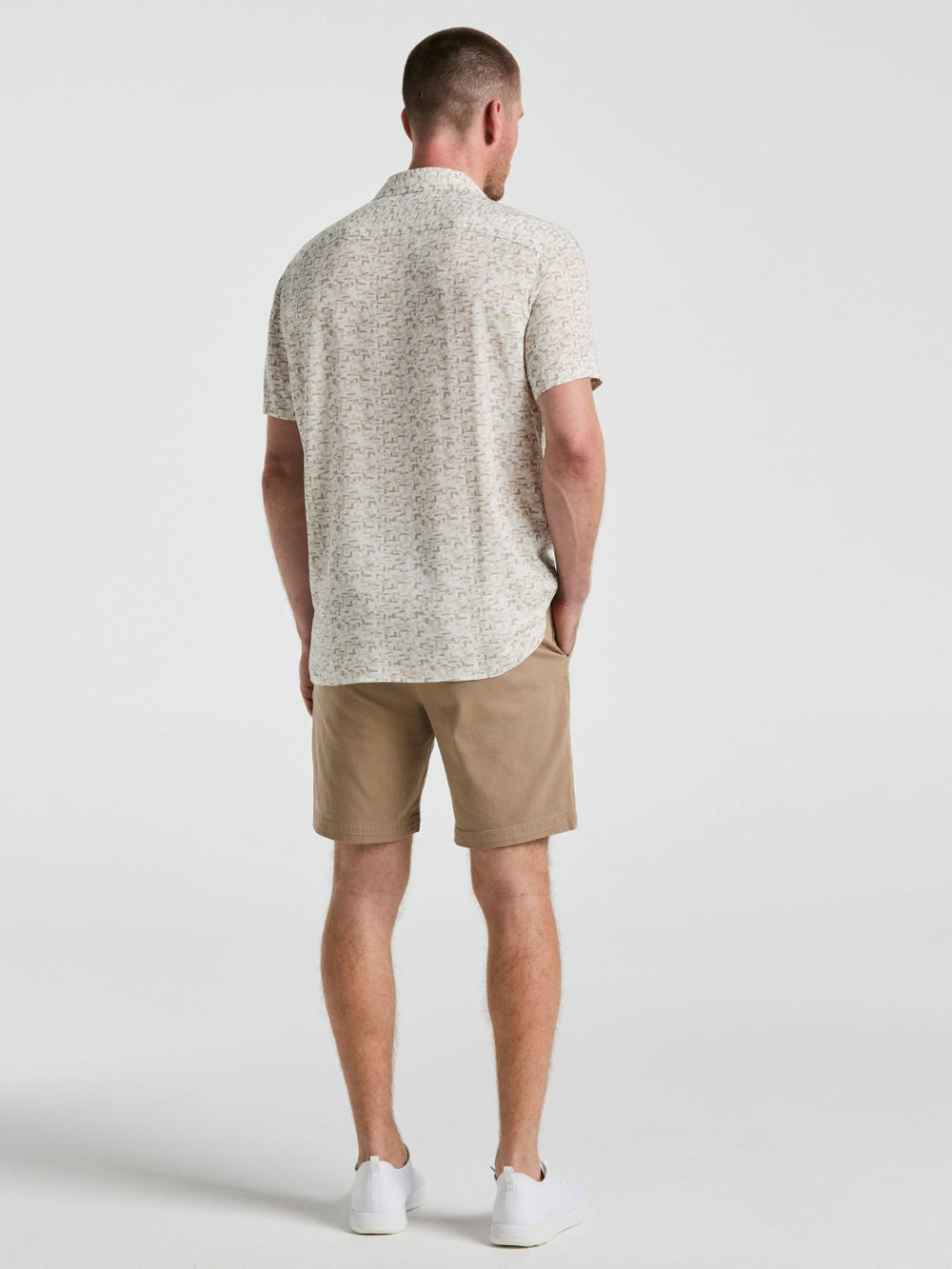 8" Flat Front Garment Dyed Short -  Perry Ellis sale
