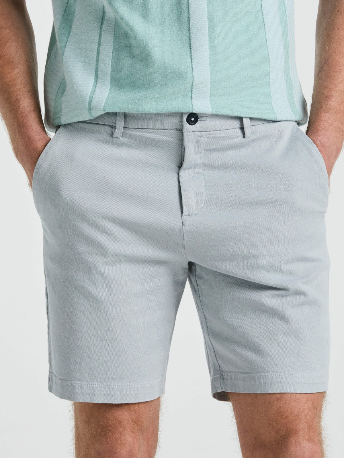 8" Flat Front Garment Dyed Short -  Perry Ellis sale