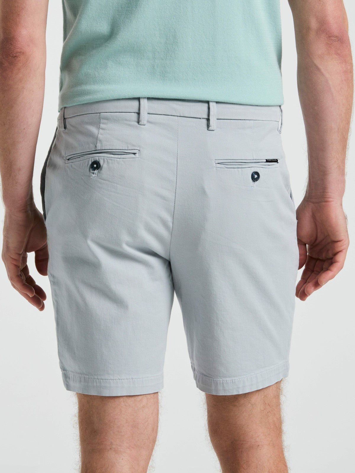 8" Flat Front Garment Dyed Short -  Perry Ellis sale