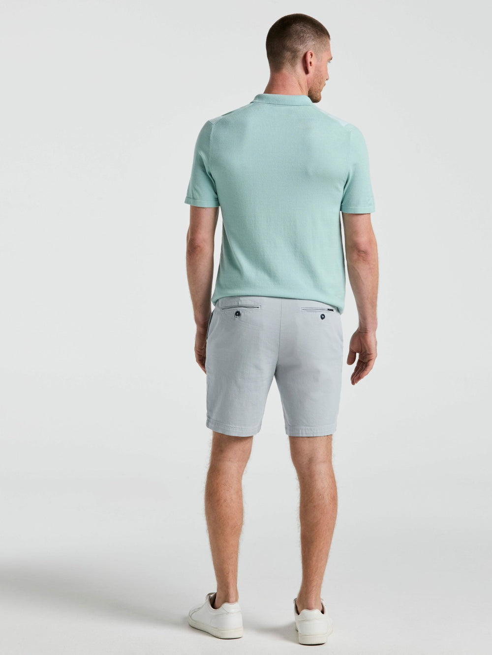 8" Flat Front Garment Dyed Short -  Perry Ellis sale