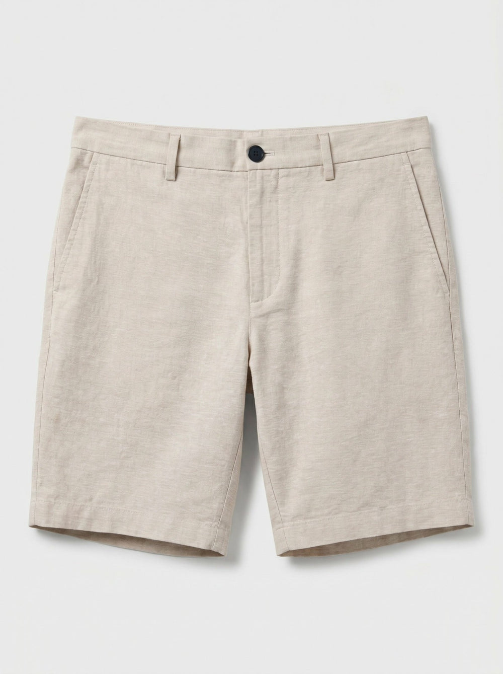 8" Flat Front Linen Cotton Short -  Perry Ellis for sale