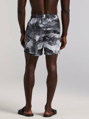 Abstract Wave Print Swim Trunk -  Perry Ellis discount