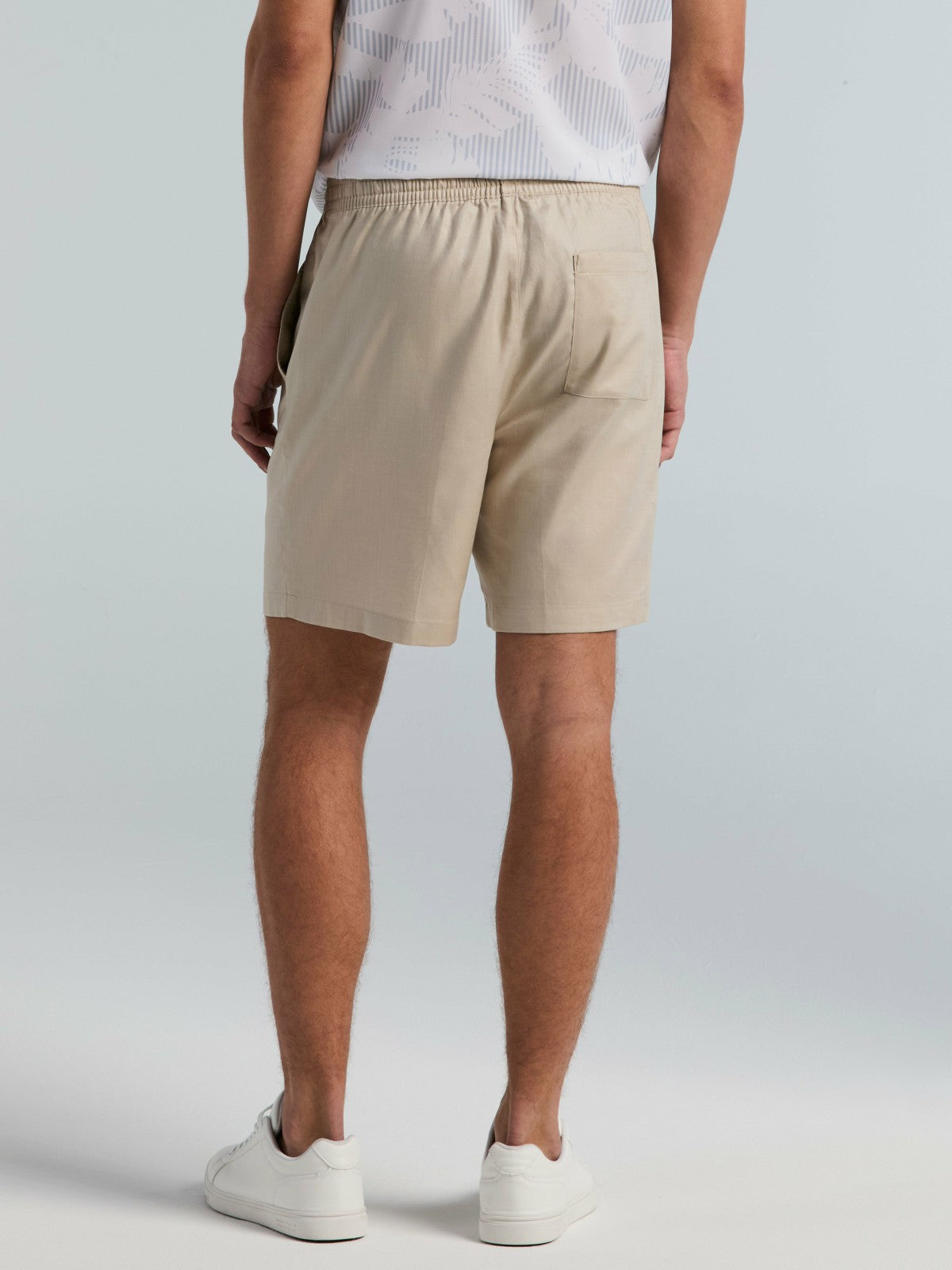 8" TENCEL™ Drawstring Shorts -  Perry Ellis sale