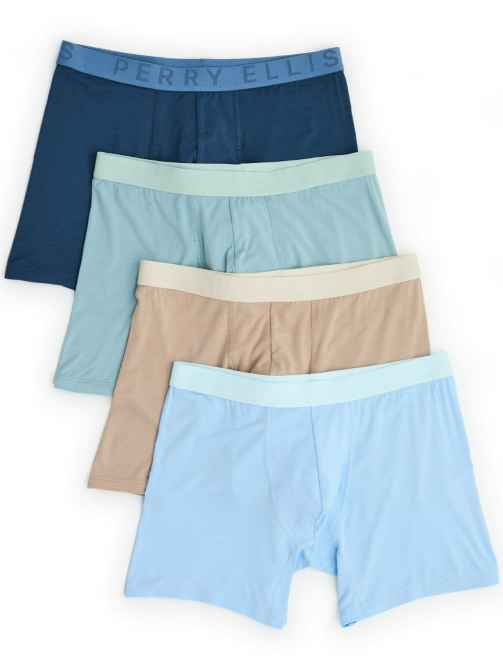 4-Pack Soft Viscose Boxer Brief -  Perry Ellis on sale