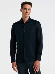 Solid Linen Shirt -  Perry Ellis US