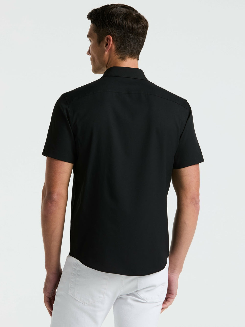 Slim Fit Total Stretch Solid Shirt -  Perry Ellis sale