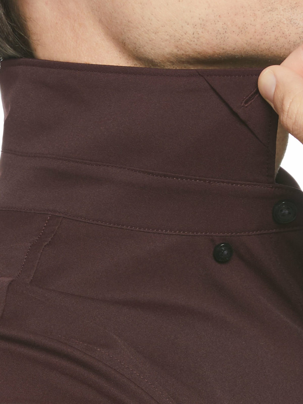 Slim Fit Total Stretch Solid Shirt -  Perry Ellis sale