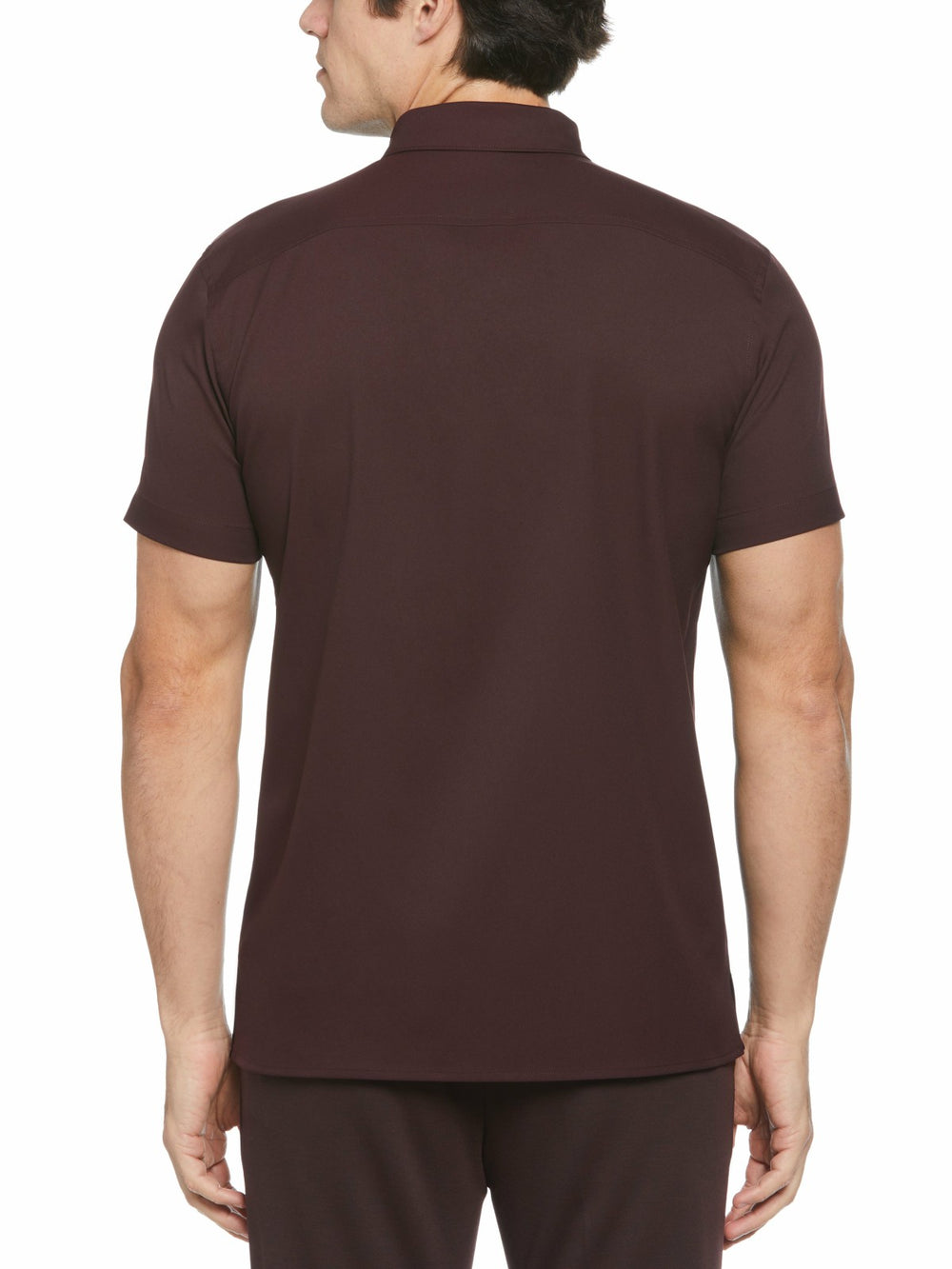 Slim Fit Total Stretch Solid Shirt -  Perry Ellis sale