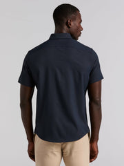 Slim Fit Total Stretch Solid Shirt -  Perry Ellis sale