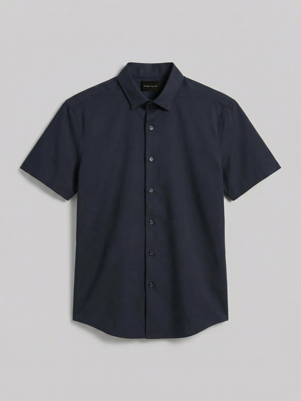 Slim Fit Total Stretch Solid Shirt -  Perry Ellis sale