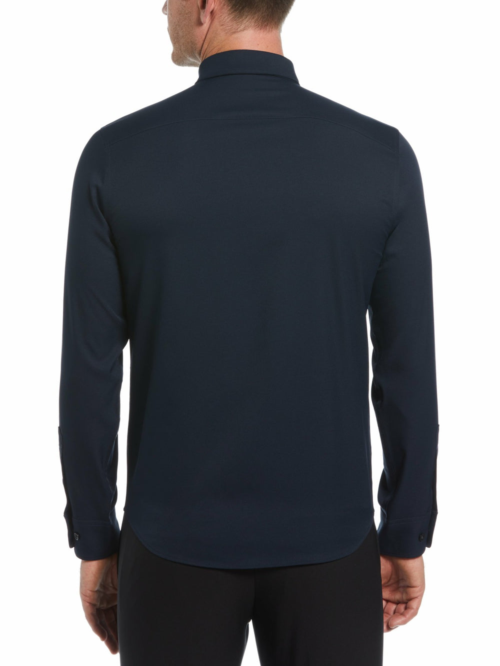 Untucked Total Stretch Slim Fit Shirt -  Perry Ellis on sale