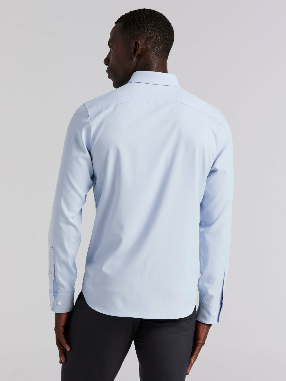 Untucked Total Stretch Slim Fit Shirt -  Perry Ellis on sale