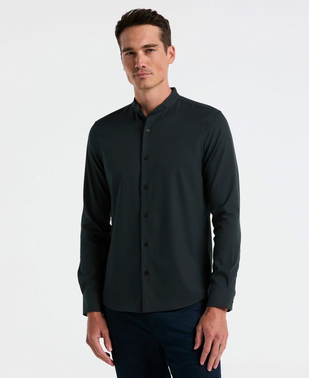 Untucked Total Stretch Slim Fit Shirt -  Perry Ellis on sale