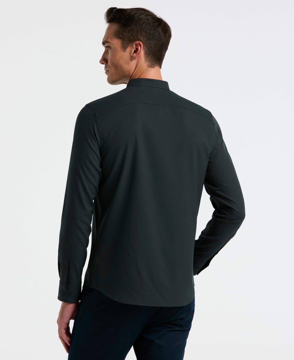 Untucked Total Stretch Slim Fit Shirt -  Perry Ellis on sale