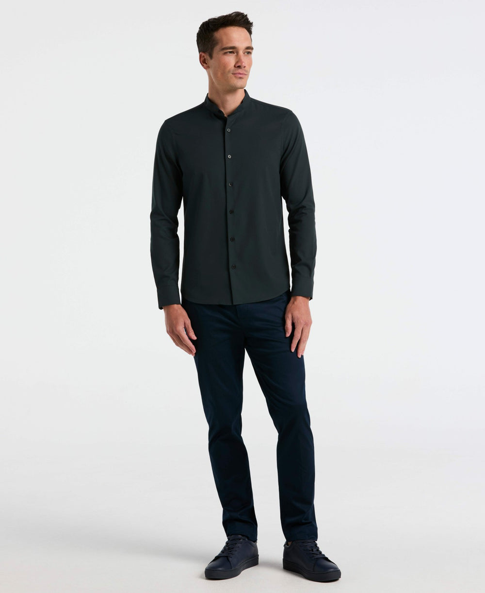 Untucked Total Stretch Slim Fit Shirt -  Perry Ellis on sale