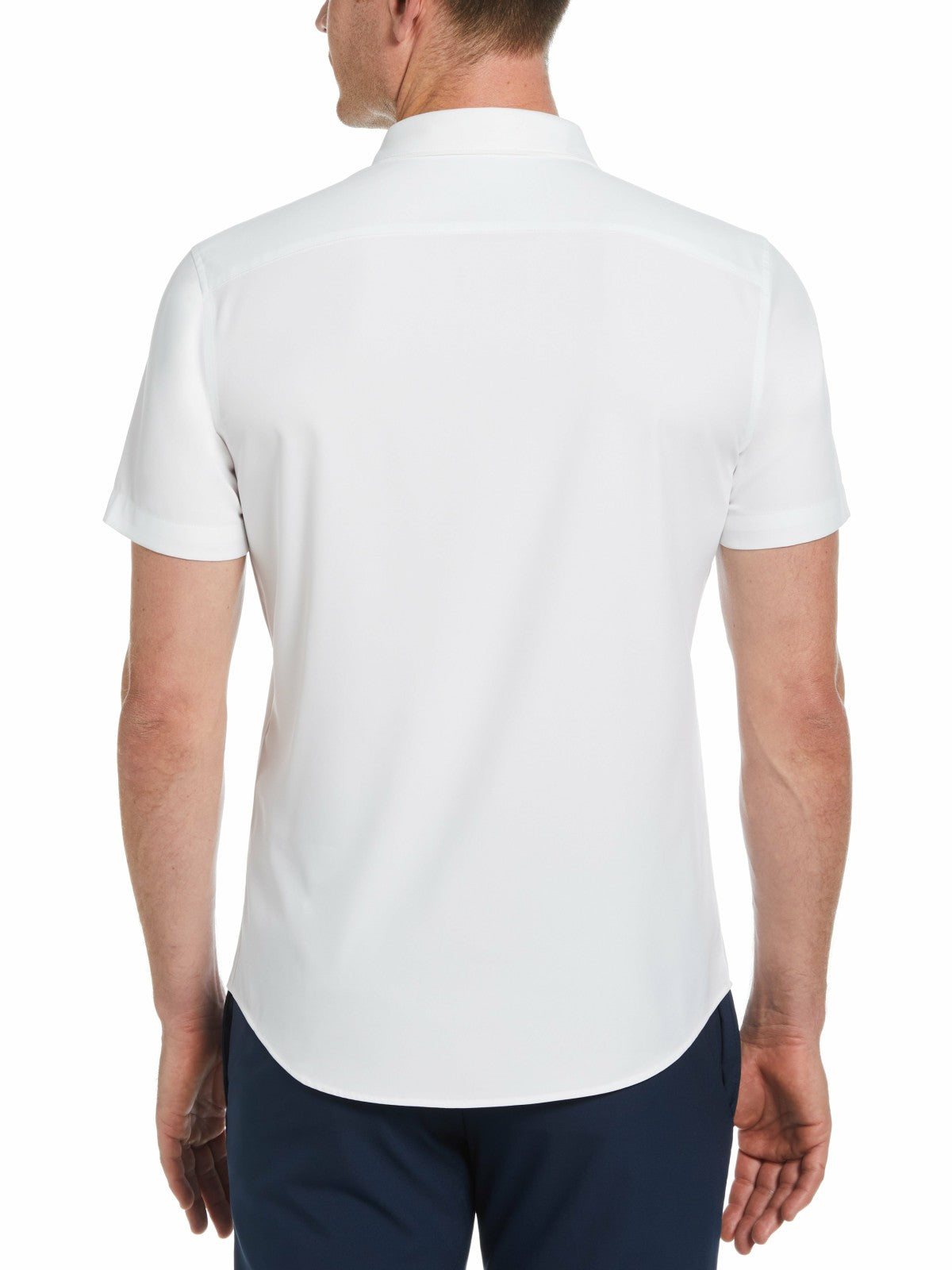 Total Stretch Slim Fit Solid Shirt -  Perry Ellis online