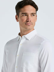 Untucked Total Stretch Slim Fit Solid Shirt -  Perry Ellis discount