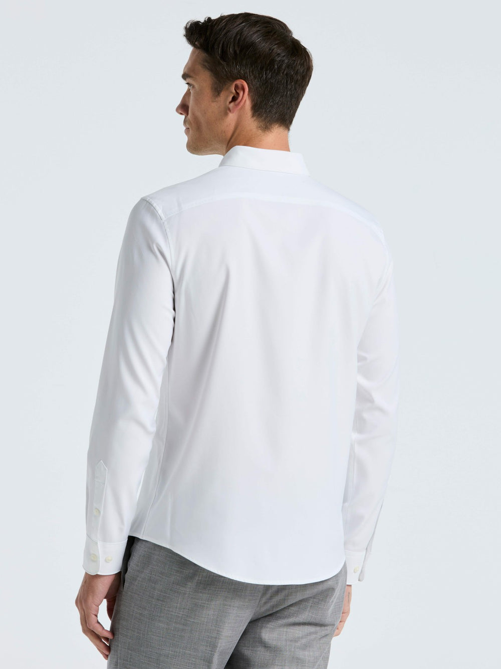 Untucked Total Stretch Slim Fit Solid Shirt -  Perry Ellis discount