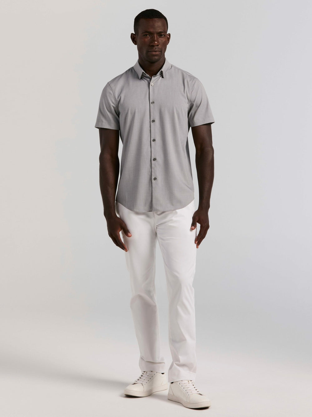 Total Stretch Heathered Shirt -  Perry Ellis near me