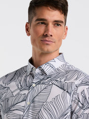 Slim Fit Botanical Print Shirt -  Perry Ellis for sale