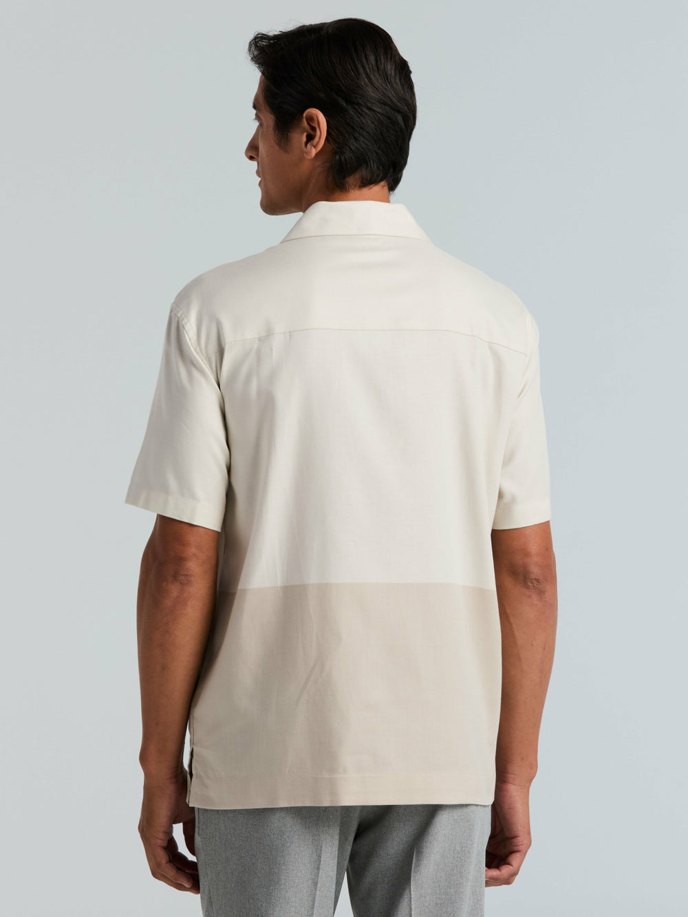 Tonal Colorblock Shirt -  Perry Ellis sale