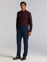 Diamond Print Slim Fit Total Stretch Shirt -  Perry Ellis on sale