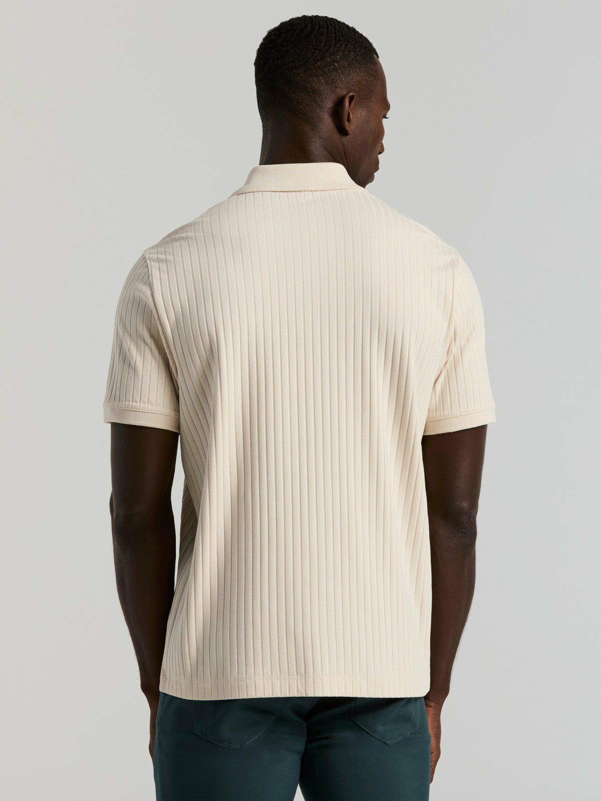 Ribbed Button Front Knit -  Perry Ellis on sale