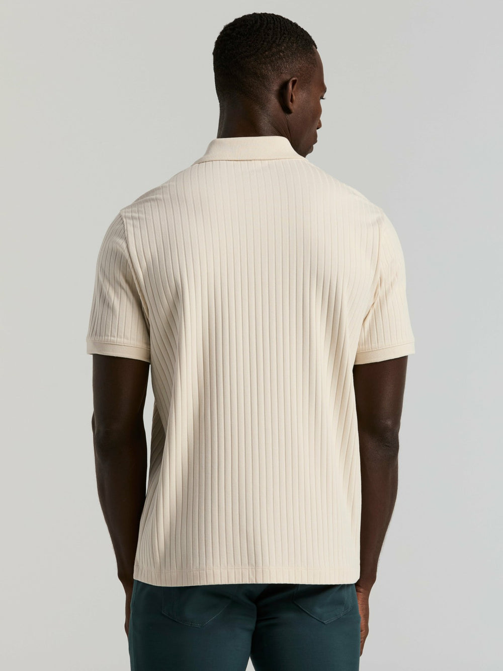 Ribbed Button Front Knit -  Perry Ellis on sale