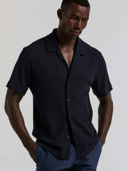 Vertical Stripe Jacquard Button Front Knit -  Perry Ellis online