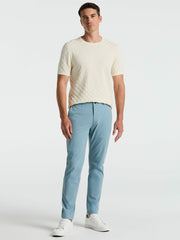 Square Pattern Crew Neck Sweater Tee -  Perry Ellis on sale