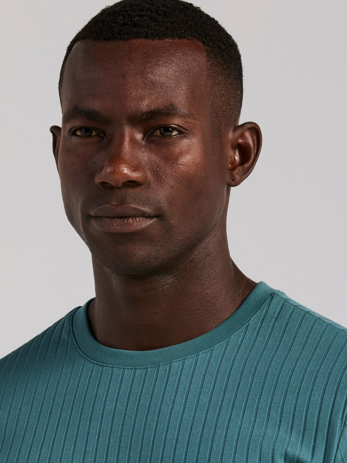 Ribbed Crew Neck Tee -  Perry Ellis online