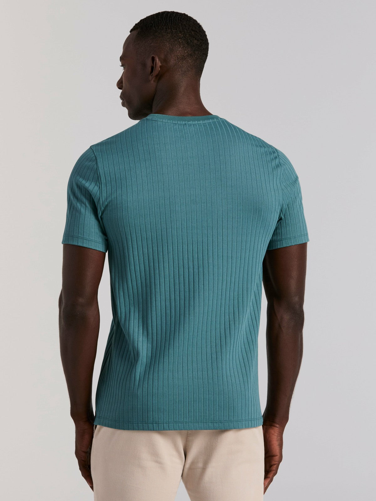 Ribbed Crew Neck Tee -  Perry Ellis online