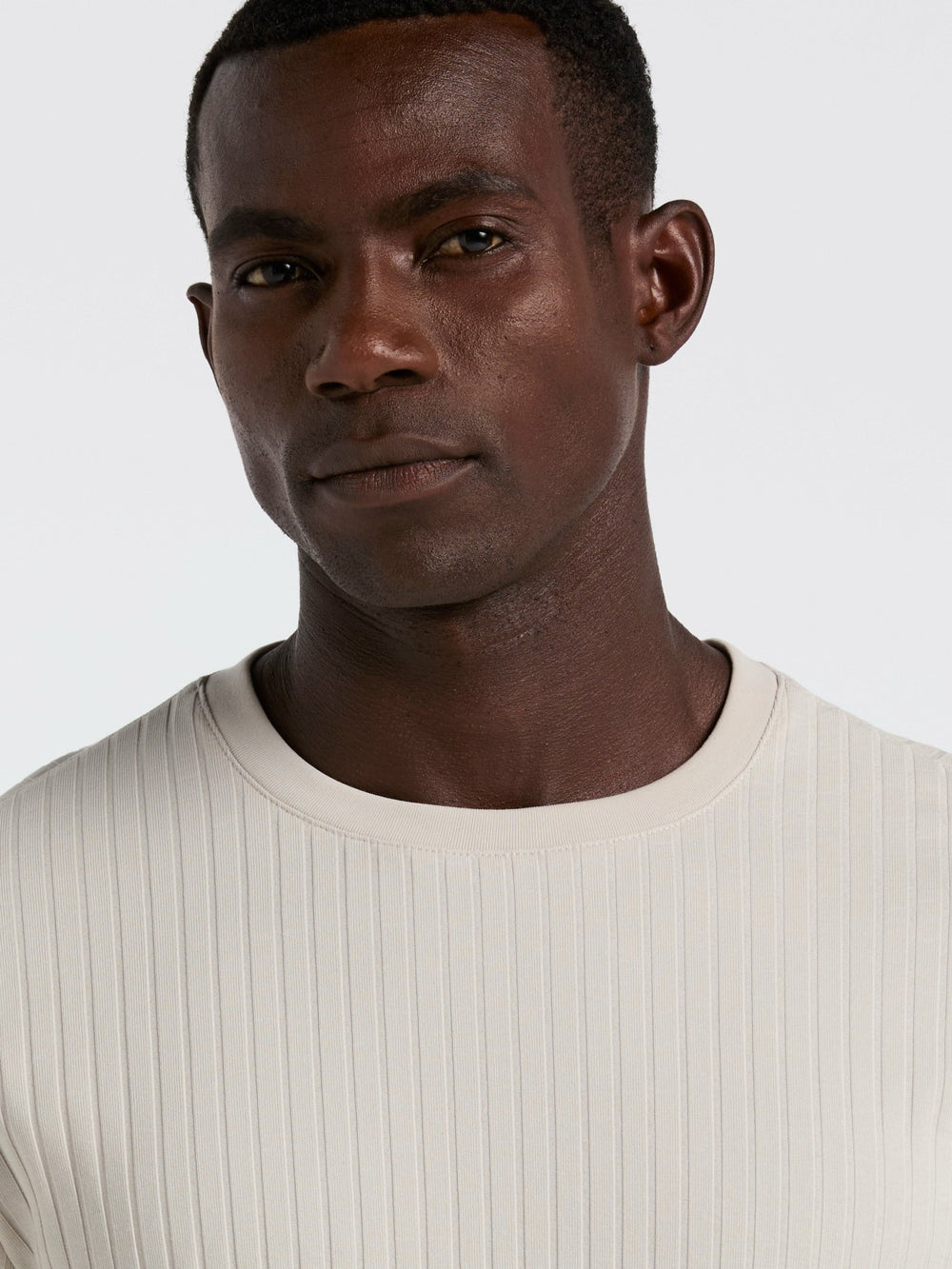 Ribbed Crew Neck Tee -  Perry Ellis online