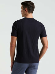 Ribbed Crew Neck Tee -  Perry Ellis online