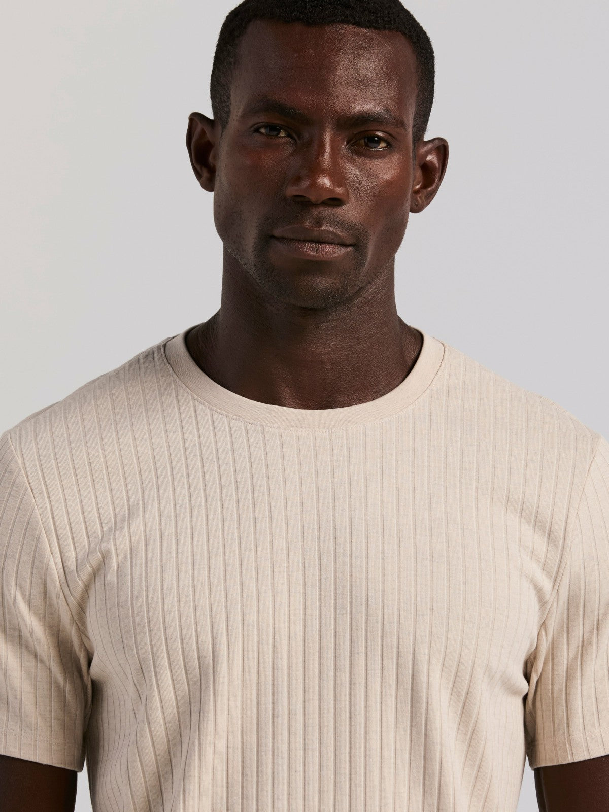 Ribbed Crew Neck Tee -  Perry Ellis online