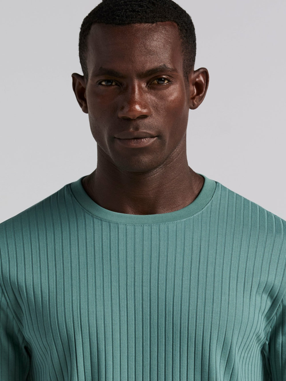 Ribbed Crew Neck Tee -  Perry Ellis online