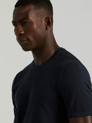 Geometric Textured Sweater Tee -  Perry Ellis near me