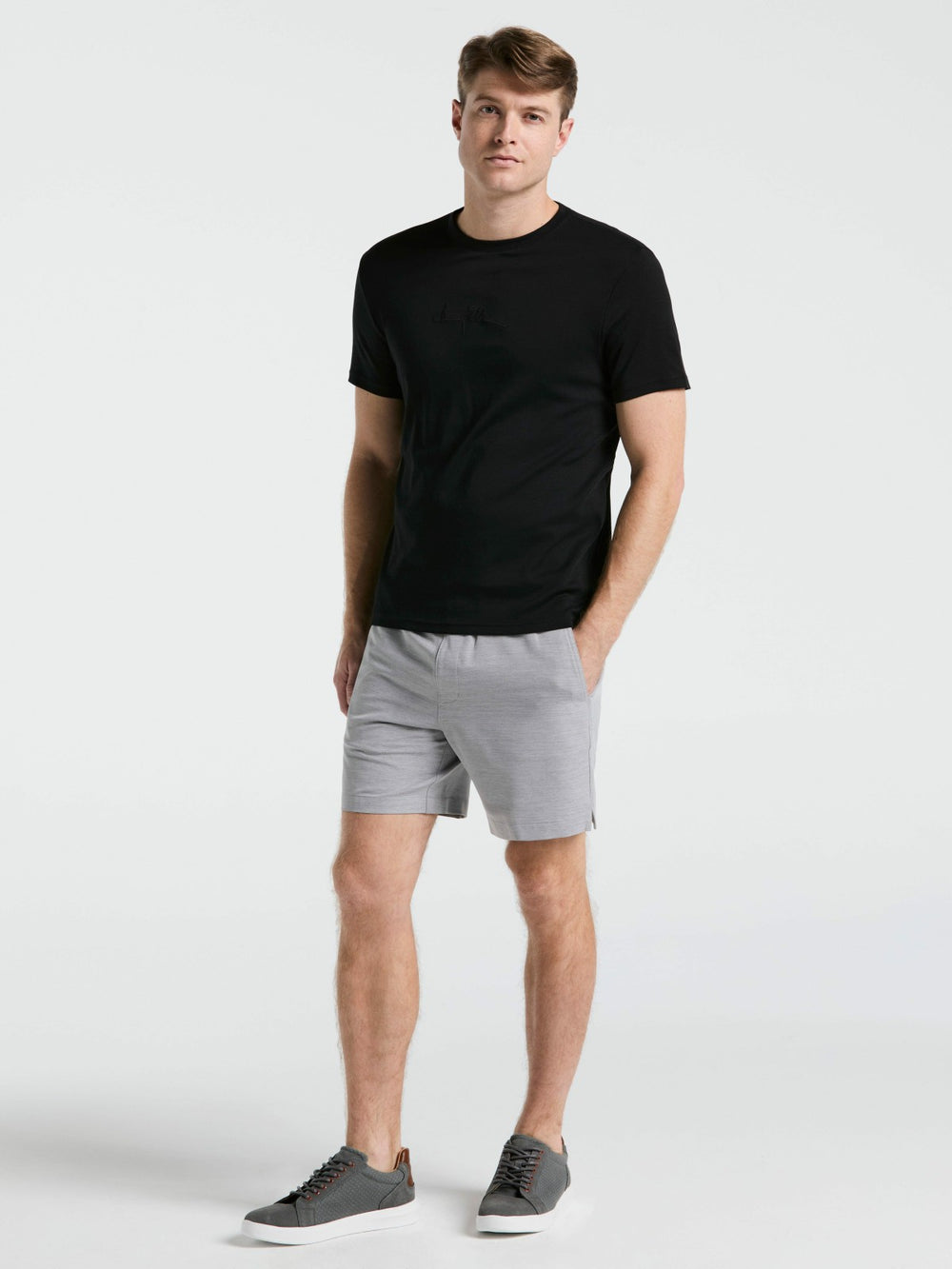 Bold Signature Crew Neck Tee -  Perry Ellis sale