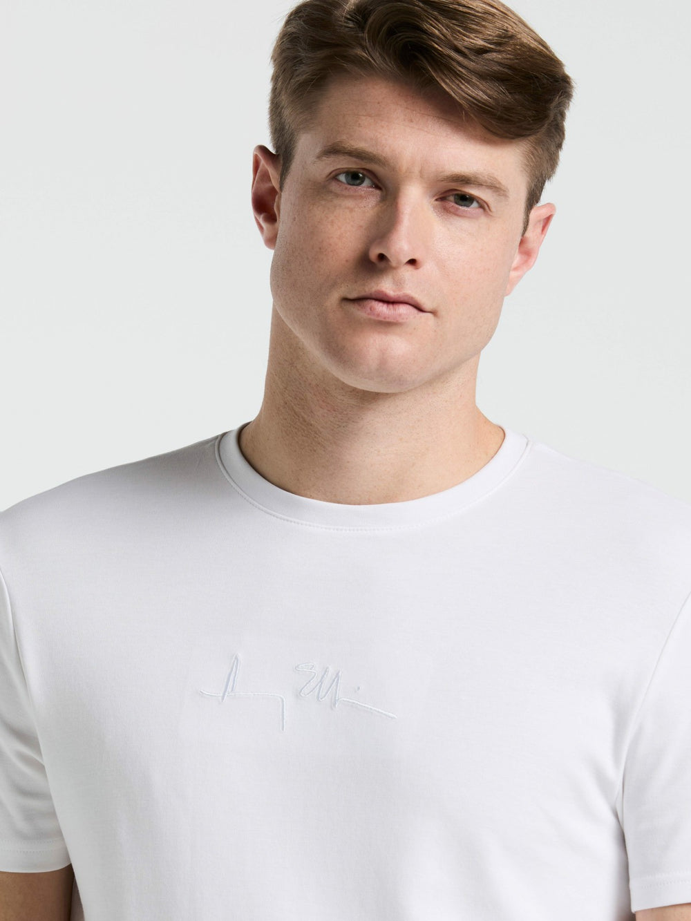 Bold Signature Crew Neck Tee -  Perry Ellis sale