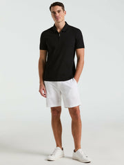 Quarter Zip Ribbed Polo -  Perry Ellis online