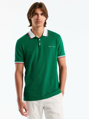 Men's Mexico Cotton Pique Polo Shirt -  Perry Ellis discount