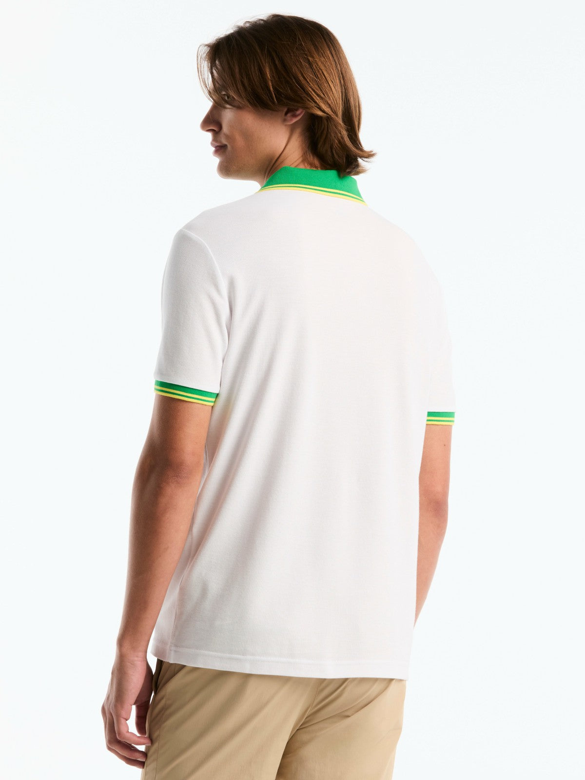 Men's Brazil Pique Cotton Polo Shirt -  Perry Ellis near me